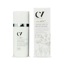 Green People Age Defy+ Tinted DD Moisturiser SPF15 Light - Tinted Day Cream - Paraben & Alcohol Free - Vegan, 30ml