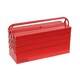 image 4 of 4 Tier 7 Tray Heavy Duty Metal Cantilever Tool Box | Red