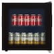 image 5 of Cookology BC46BK Tabletop Drinks Cooler, Black, 43L, 40 Can Capacity, Removable Shelves, Adjustable Temp