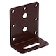 image 2 of Angle Corner Bracket L-Shape Brace Fastener Plate 80mm x 40mm x 75mm 5PK