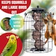 image 10 of Samuel Alexander Pack of 3 Hanging Nut Seed & Fat Ball Bird Feeders with Squirrel Guard