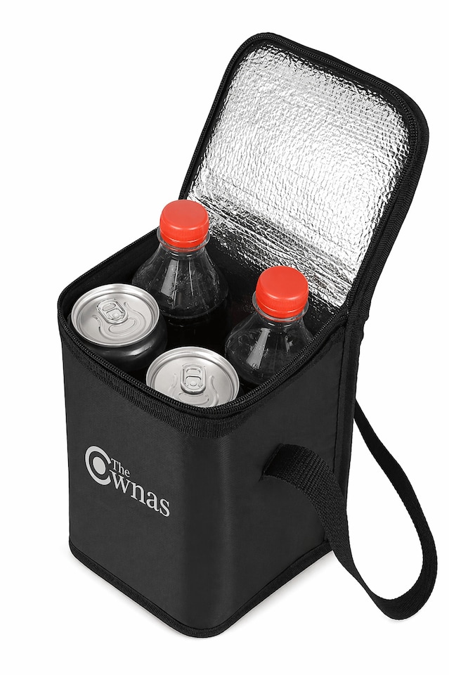 image 1 of Camp&Fire Cooler Bag. 6L Insulated Thermal Bag with Shoulder Strap for Picnic, Travel and Camping. | Black | 1