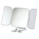 image 1 of Danielle Free Standing or Handheld Travel Mirror | Silver