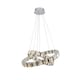image 1 of Ausilia 2-Ring Pendant Smoked Glass Ceiling Light