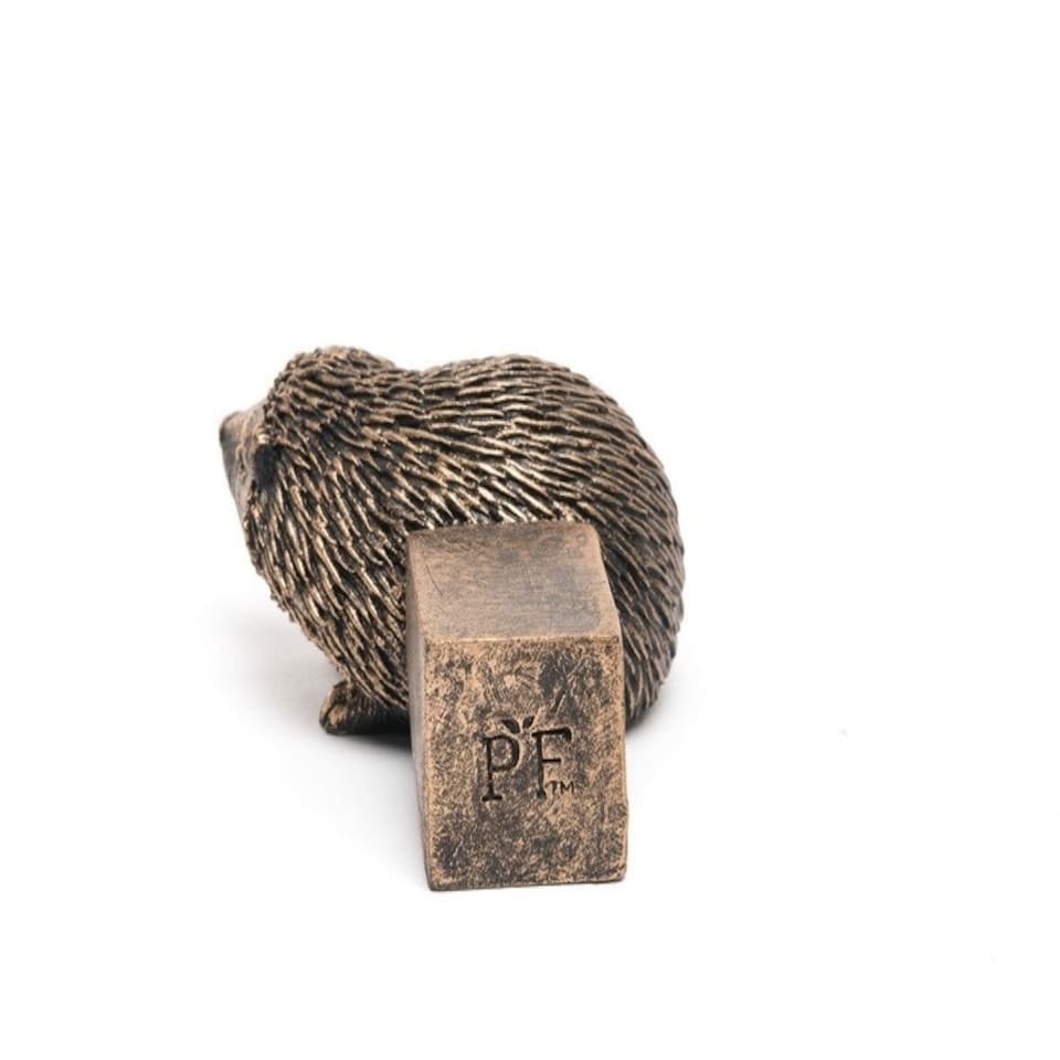 image 1 of Hedgehog Plant Pot Feet - Set of 3 - L8 x W7 x H4.5 cm Grey