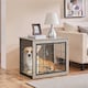 image 7 of Yaheetech 69 cm Dog Crate Furniture Brown | Rustic Brown