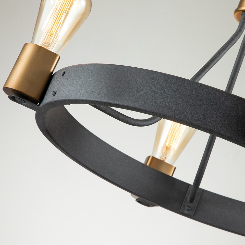 image 1 of Hinkley Silas Cylindrical Pendant Ceiling Light Aged Zinc & Heritage Brass