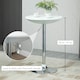 image 5 of HOMCOM Painted Top Bistro Pub Table Adjustable Swivel Counter Home