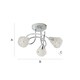 image 5 of ValueLights Astley 3 Way Chrome Cross Over Ceiling Light | Chrome