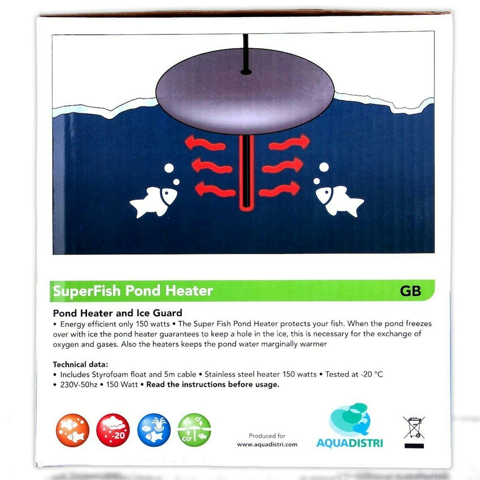 image 1 of Superfish Pond Heater/Ice Vent 150W