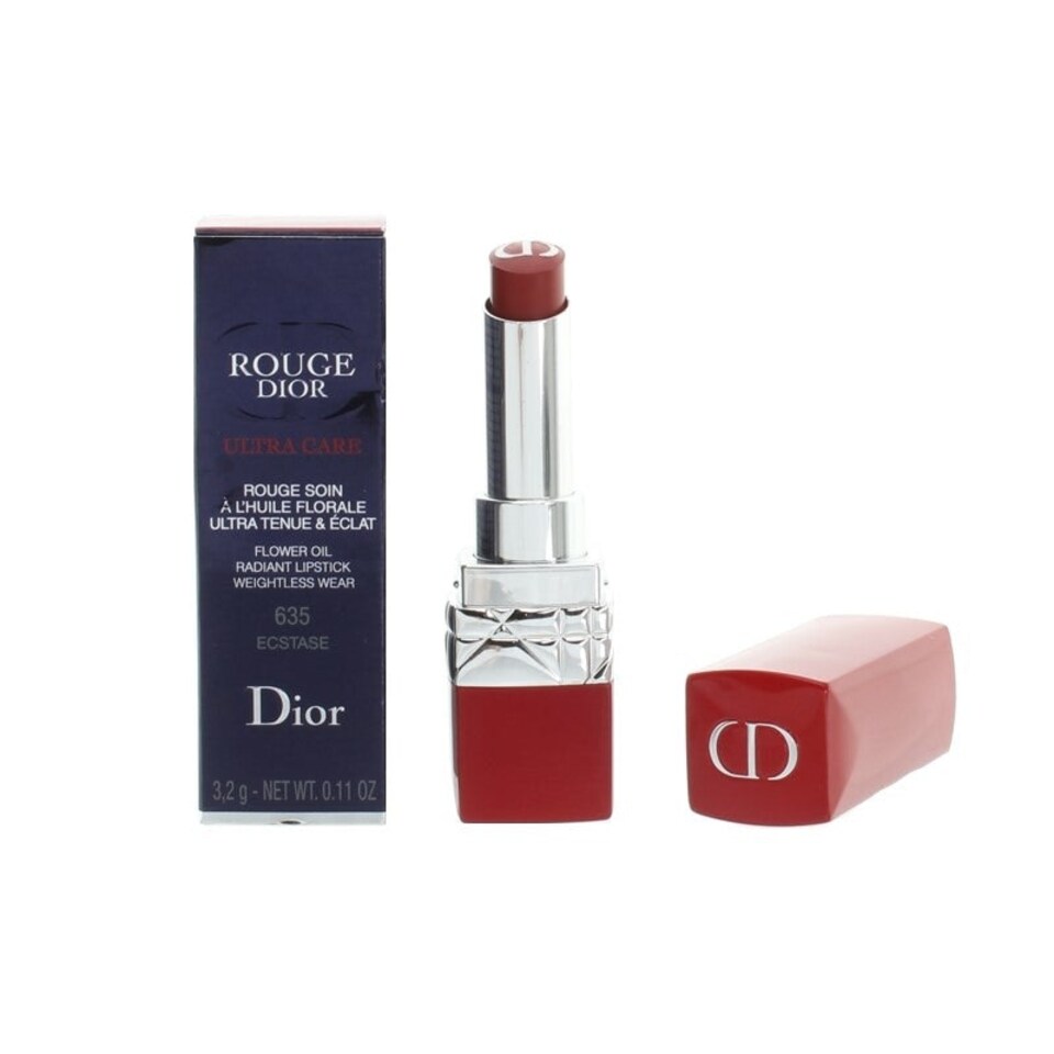 image 1 of Dior Rouge Ultra Care Pink Lipstick 635 Ecstase Pink