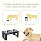 image 2 of PawHut Raised Dog Bowls Pet Feeder Raised Elevated Stainless Steel Food Brown