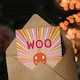 image 3 of Congratulations Card Groovy Smiley Face Trippy Congrats Sun Rays