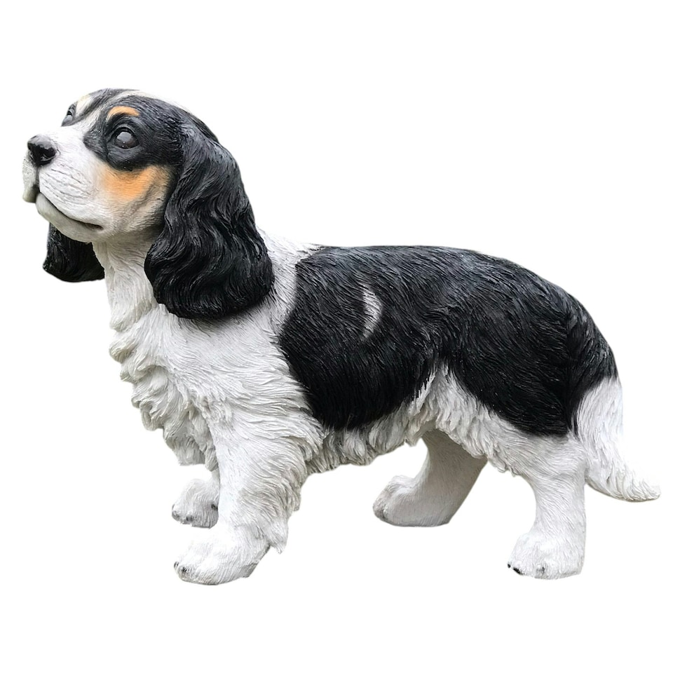 image 1 of Animal Crackers Cavalier King Charles Spaniel Figurine Home Or Garden Decoration