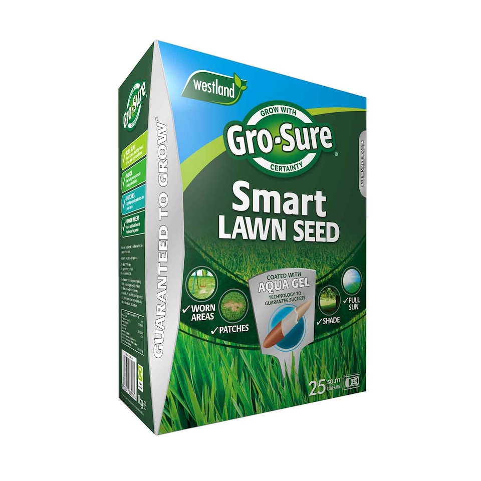 image 1 of Gro-Sure Smart Lawn Seed with Aqua Gel coating for dry, shady & worn areas 80sqm