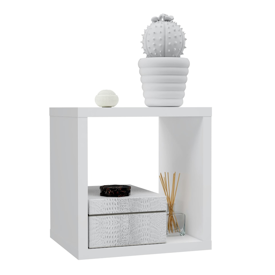 image 1 of Mauro Singular Storage Unit in Matt White
