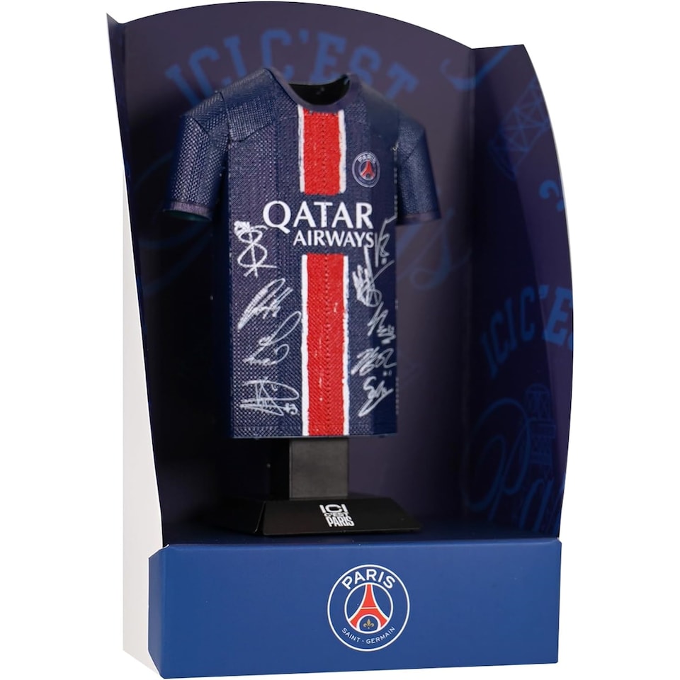 image 1 of RadStuff Metal Alloy Football Shirt - PSG Winners 2024/25 Home Alloy Shirt