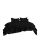 image 3 of Plain Dyed Easy Care Polycotton Duvet Cover And Pillowcase/s Set Bed Linen Green | Green | Mint | Double