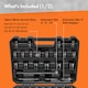 image 2 of VonHaus 40pcs Heavy Duty 1/2 Impact Socket Set with Carry Case