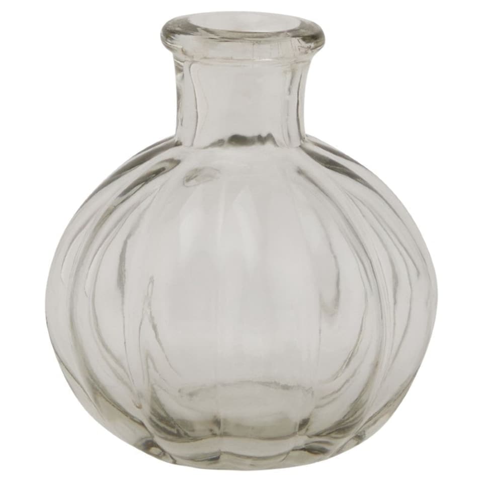 image 1 of Volta Bud Vase Large - Glass - L6 x W6 x H7 cm - Clear Clear