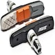 image 3 of AWE 72mm Triple Contour Bike V Brake Blocks/Pads Grey/Orange/White