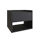image 2 of GFW Harmony Wall Mounted Pair of Bedside Tables - Anthracite