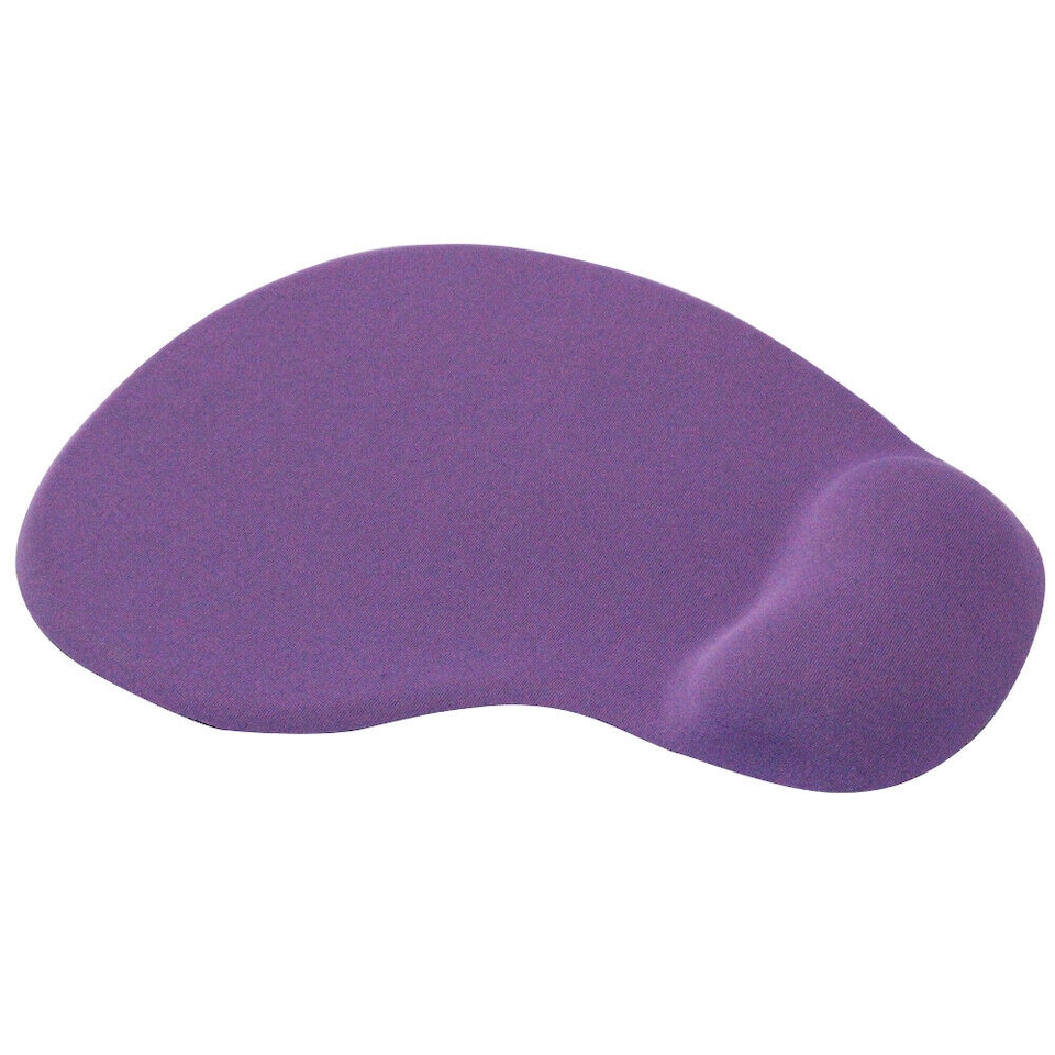 Gel Wrist Support Mouse Mat Pad | Ergonomic Non-Slip Mouse Pad with Integrated Wrist Rest | Comfortable Foam Rubber Mouse Mat for Optical & Trackball Mice | Office & Home Computer Accessory