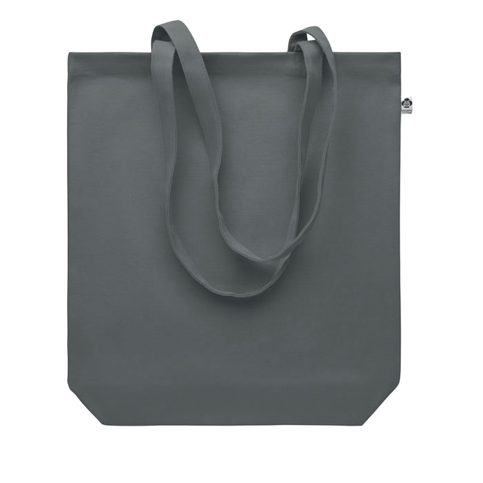 image 1 of MidOcean Coco Canvas Shopper Bag - Stone Grey - One Size | Blue
