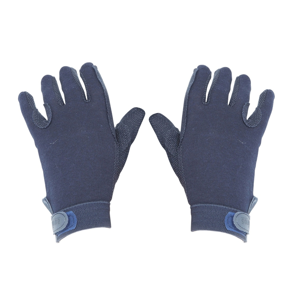 image 1 of Shires Unisex Adult Newbury Gloves - Navy - XL | Blue | XL