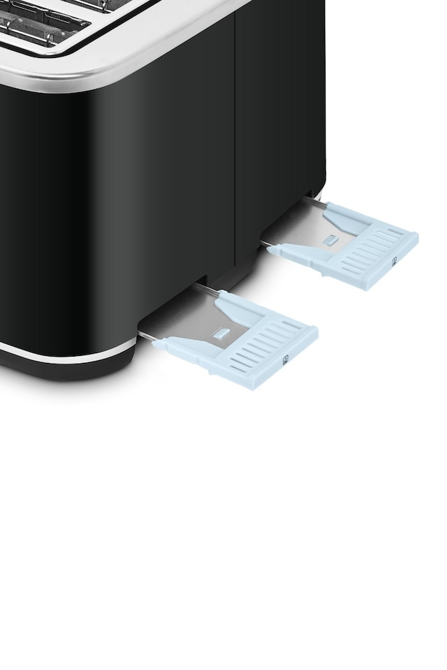 image 1 of Morphy Richards Motive 4 Slice Toaster Black