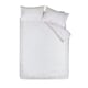 image 5 of Catherine Lansfield Bow Embroidery Duvet Cover Set White / Pink Pink | White / Pink | Double