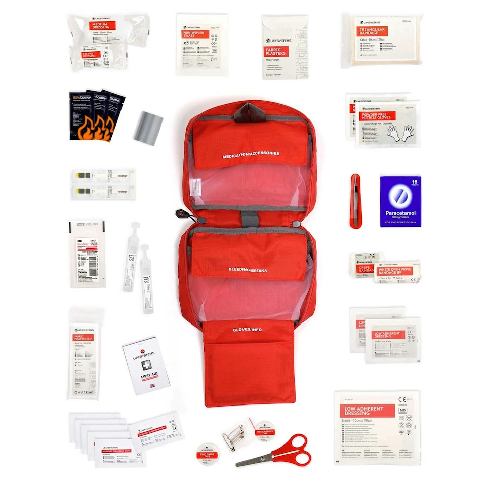 image 1 of Lifesystems Camping First Aid Kit (Includes 40 items)