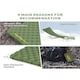 image 4 of TuYe 4.6 Ultralight Inflatable Square Mattress | Green | Army Green | Long