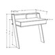 image 2 of Cowork Modern Desk Ancient White Wall Mounted With Drawer 94cm Wide White