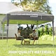 image 3 of Outsunny 3 x 3M Garden Pop Up Gazebo Height Adjustable Marquee Party Tent Wedding Canopy with Carrying Bag, Grey