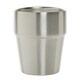 image 1 of XD Collection Clark Double Wall 300ml Cup - Silver - One Size