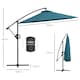 image 7 of Outsunny 3(m) Cantilever Parasol with Cross Base, Crank Handle, Tilt, Cream