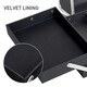 image 4 of Yaheetech 4-In-1 Rolling Makeup Trolley Case Aluminum Black | Black