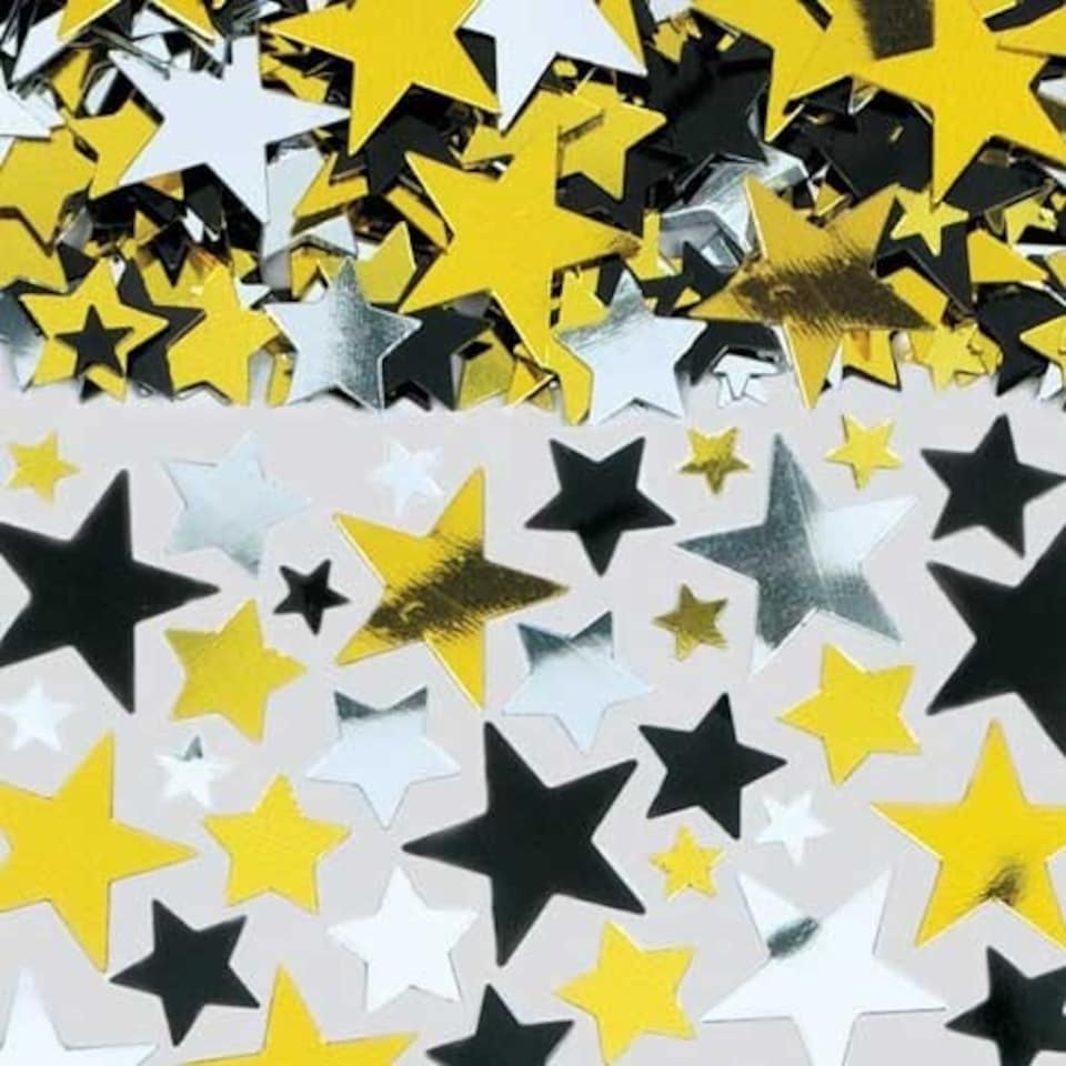 Hollywood Metallic Stars Table Confetti - 70 Grams