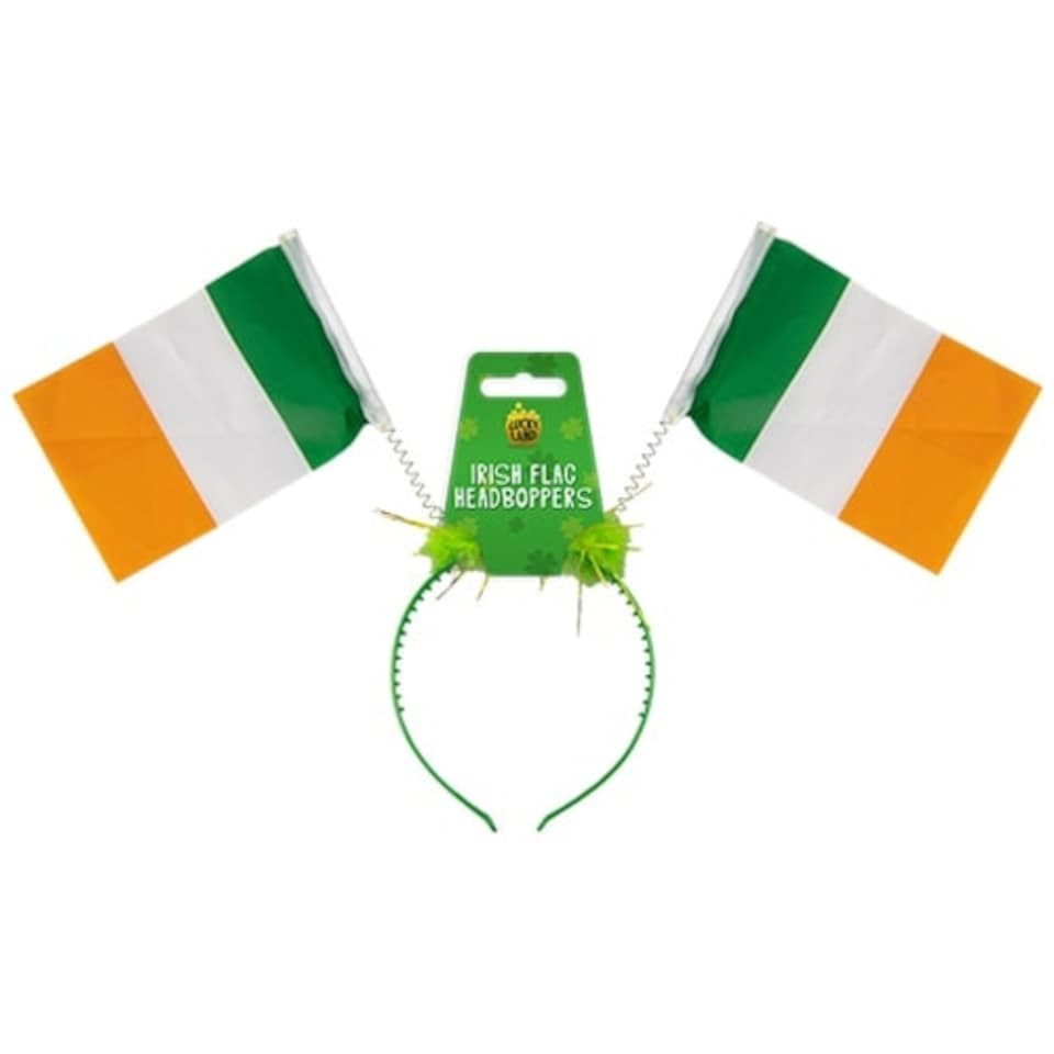 Irish Flag Boppers Headband Fancy Dress