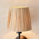 image 5 of Wriggle Wall Lamp with Shade Matt Black, Natural Raffia, 1x E14