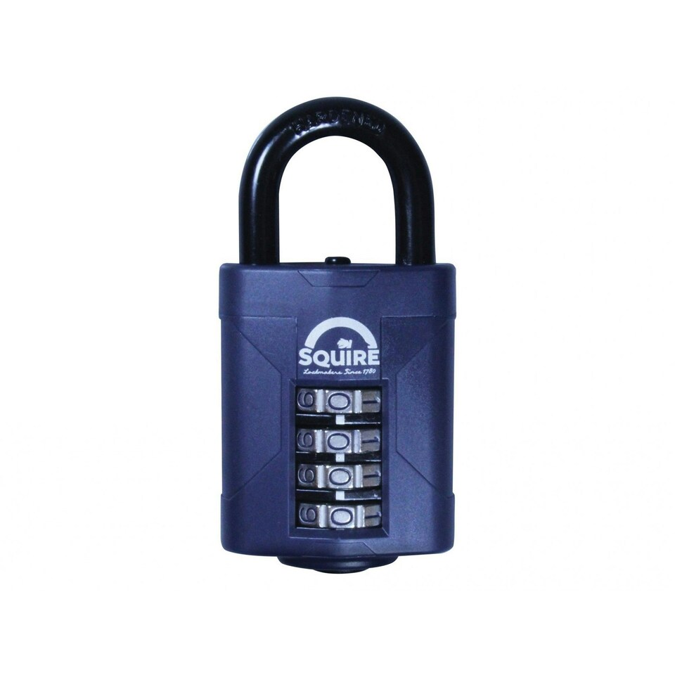 Squire Cp Combination Padlock - Multi Colour - 4-Wheel 50mm, Boxed