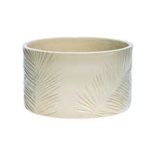 Kew Stoneware Sago Palm Bowl White