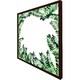 image 3 of Green botanical leaves (Picture Frame) Brown | Oak | S