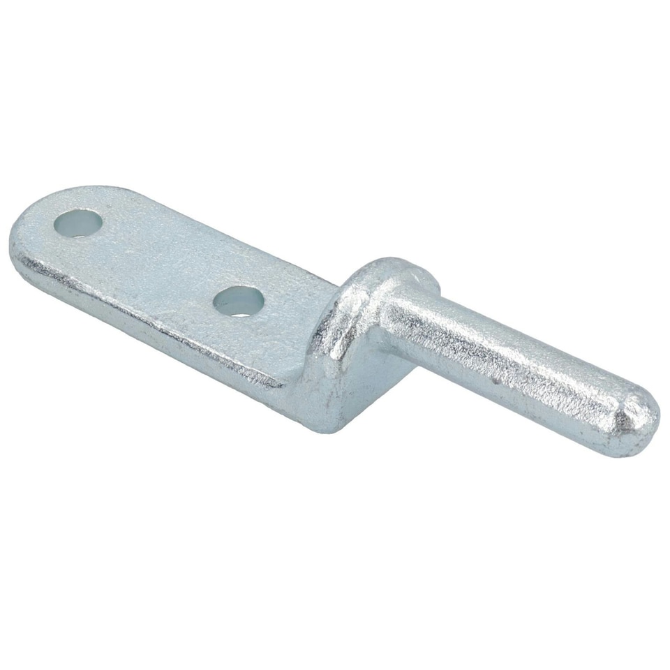 image 1 of 12.5mm Bolt On Gudgeon Tailboard Hinge Pin for Trucks Trailers Zinc Plated 8pc Silver