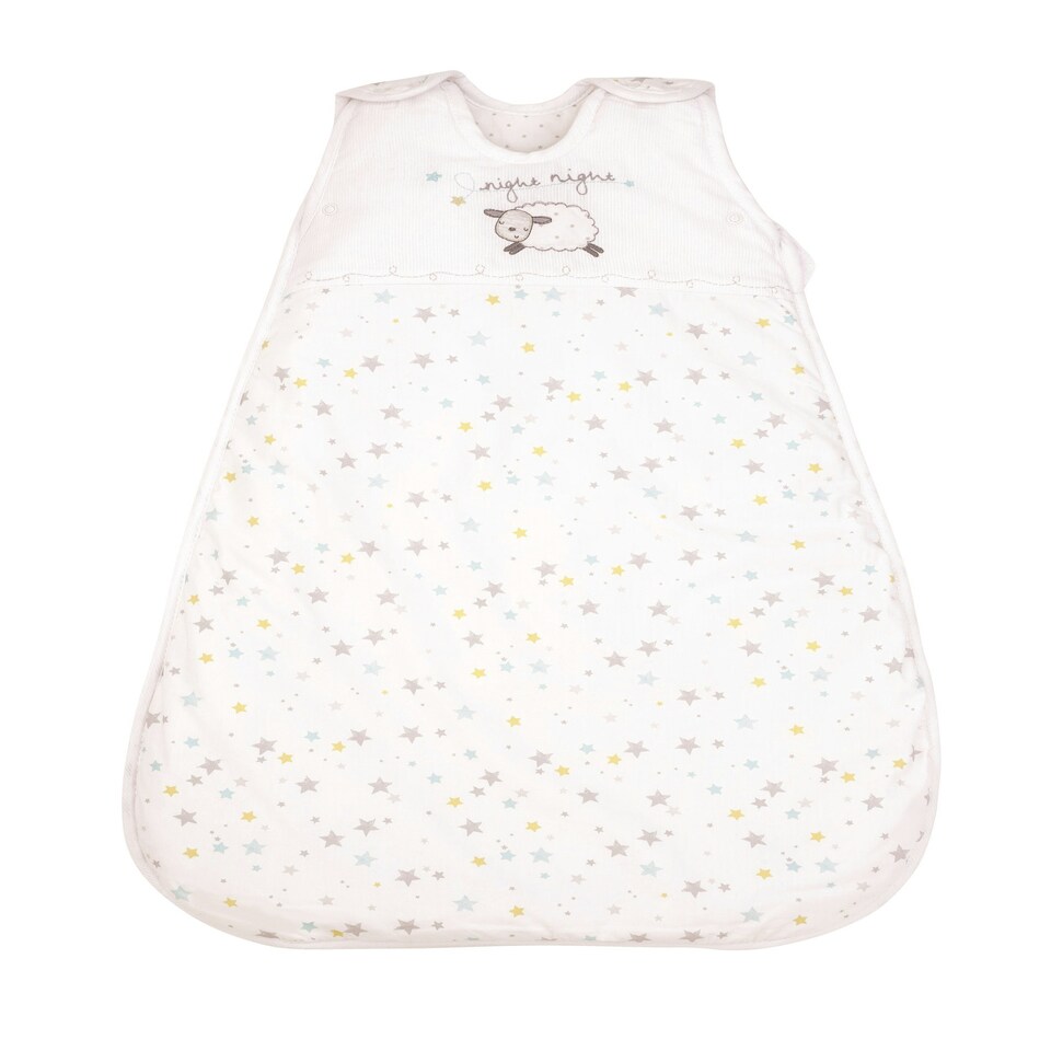 image 1 of Silver Cloud Counting Sheep Sleeping Bag 2.5 Tog 0-6M N/A