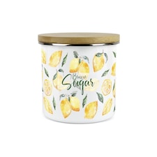 Lemons Large Brown Sugar Canister