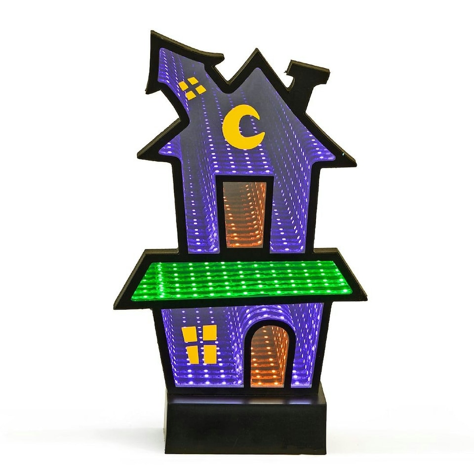 image 1 of Global Gizmos 46389 LED Spooky Halloween House
