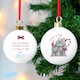 image 1 of Personalised Me To You Couple Christmas Bauble