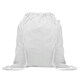 image 1 of MidOcean Cabetri Colour Recycled Cotton Drawstring Bag - White - One Size White